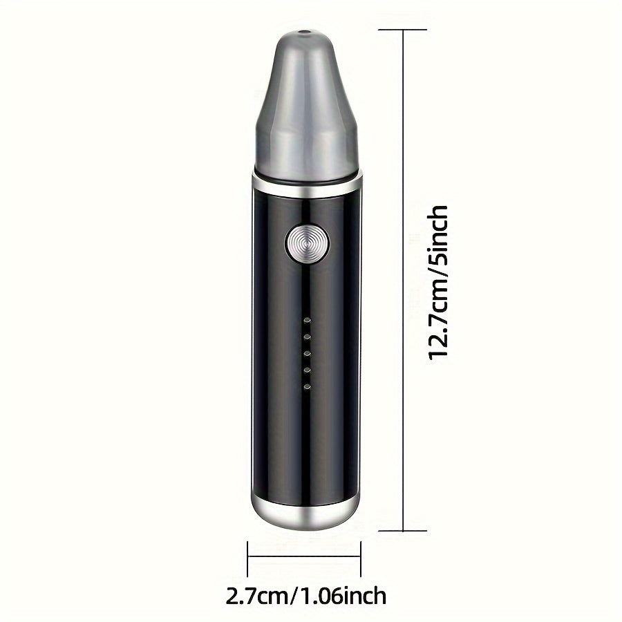 Miguan Painless Nose and Ear Hair Trimmer - USB Rechargeable Electric Shaver，Unisex，Waterproof Facial Hair Removal Tool，With Lithium Battery，Portable Beauty Suit